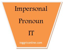 pengertian, fungsi dan aturan serta contoh impersonal pronoun it